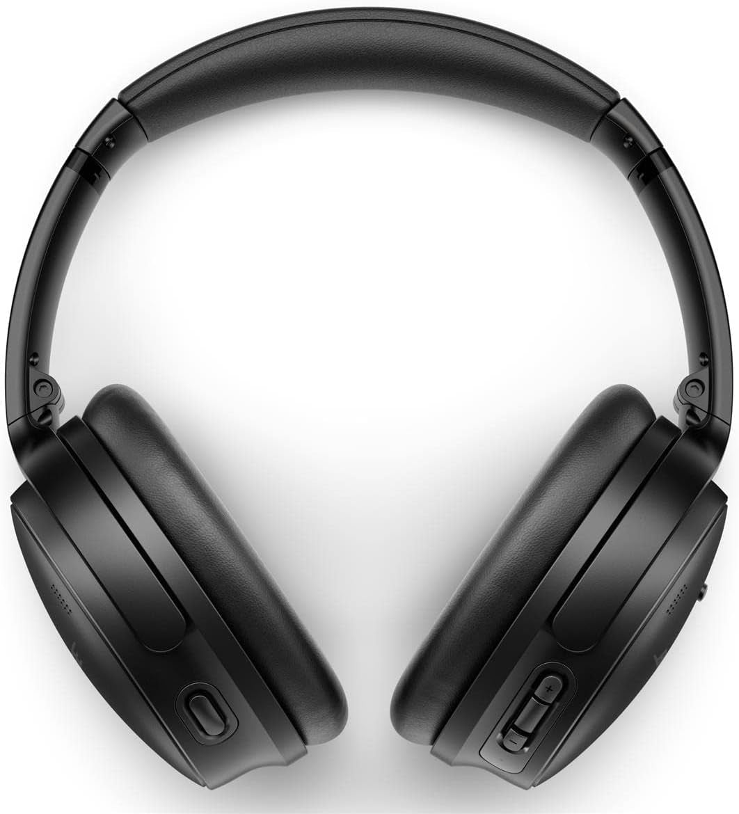 Quietcomfort 45 Wireless Bluetooth Noise Cancelling Headphones, Over-Ear Headphones with Microphone, Personalized Noise Cancellation and Sound, Triple Black