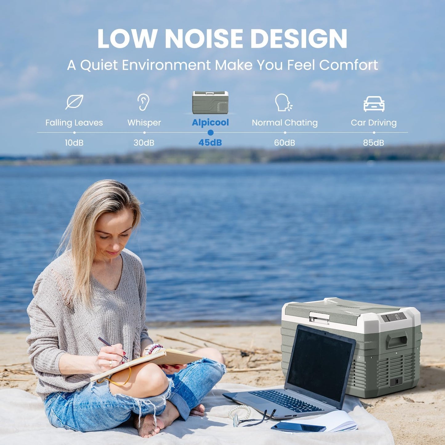 Car Refrigerator 12 Volt Refrigerator 28 Quart Portable Freezer 12V Car Fridge Portable Fridge Freezer 12/24V DC 110~240 Volt AC for Truck RV Camper SUV Electric Cooler for Camping -4℉-68℉ TRUCK DRIVER