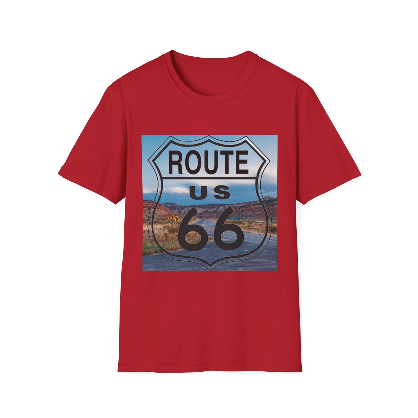 ROUTE 66 HIGHWAY T-Shirt - Retro Travel Tee