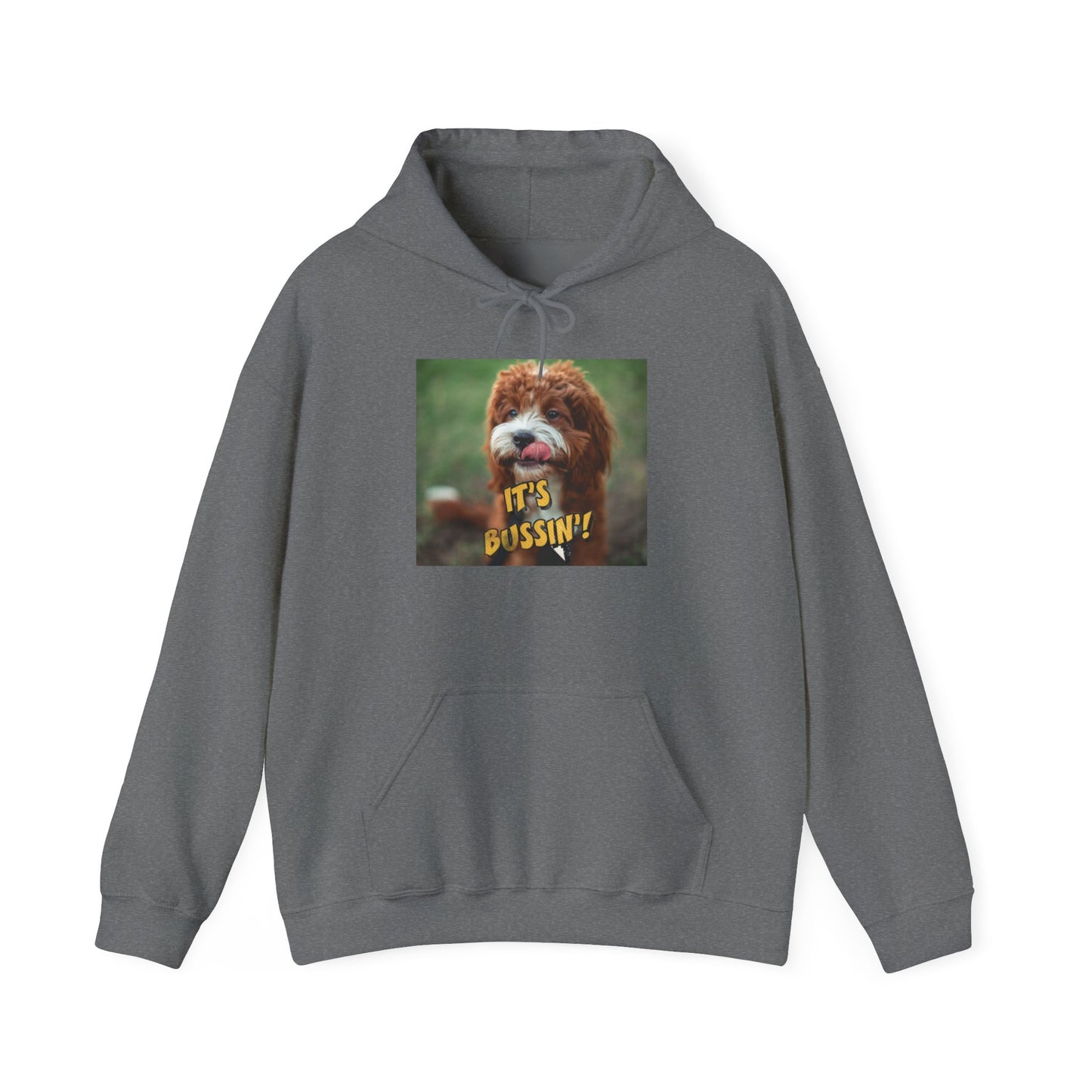 IT'S BUSSIN DOG Unisex Heavy Blend™ Hooded Sweatshirt