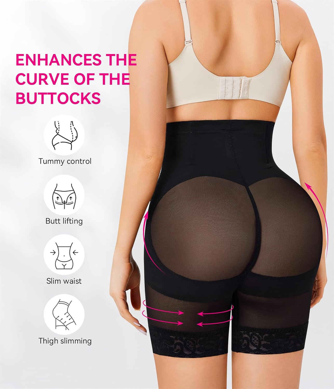 Shapewear Tummy Control Body Shaper High Waisted Butt Lifting Panties Shapewear Shorts Thigh Slimmer