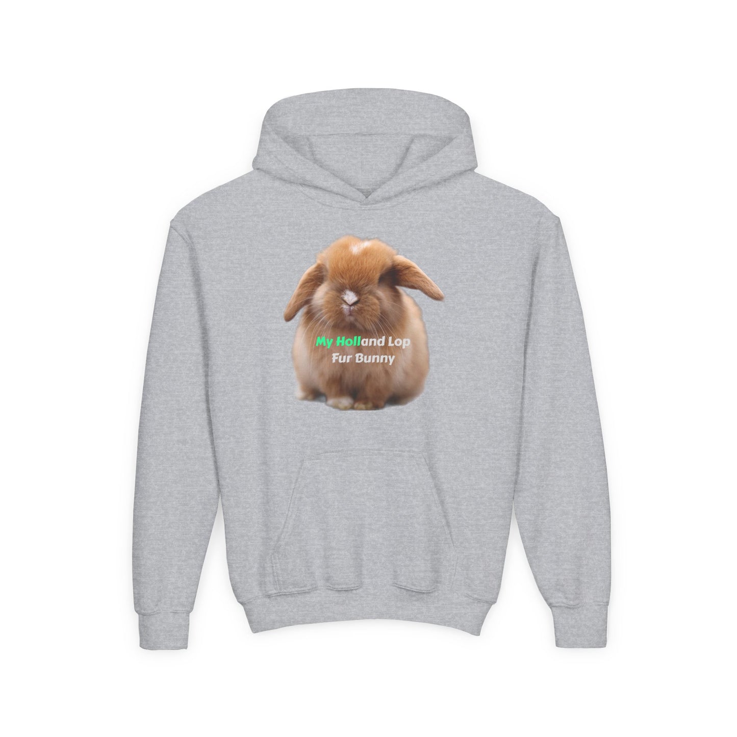Holland Lop Youth Heavy Blend Hooded Sweatshirt
