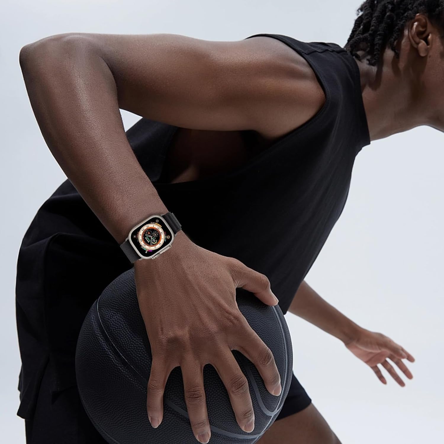 Alpine Loop Nylon Band - Compatible with Apple Watch Ultra 2/Ultra Band 49Mm 45Mm 44Mm 42Mm for Men Women, Adjustable with Metal C-Hook Strap for Iwatch Ultra 2, Iwatch Ultra Series SE 9/8/7/6/5/4/3