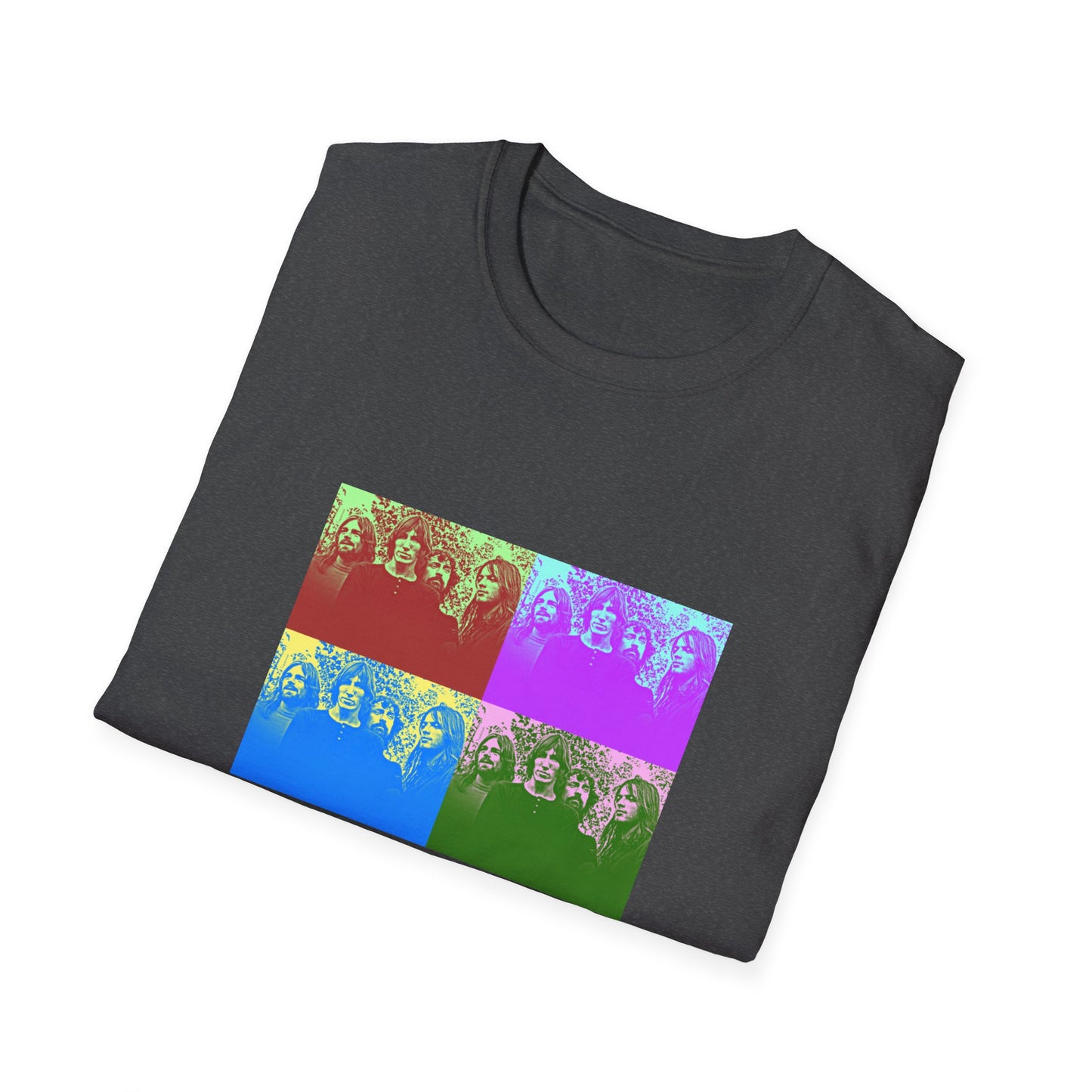 Pink Floyd Andy Warhol Style Pop Art Unisex Softstyle T-Shirt