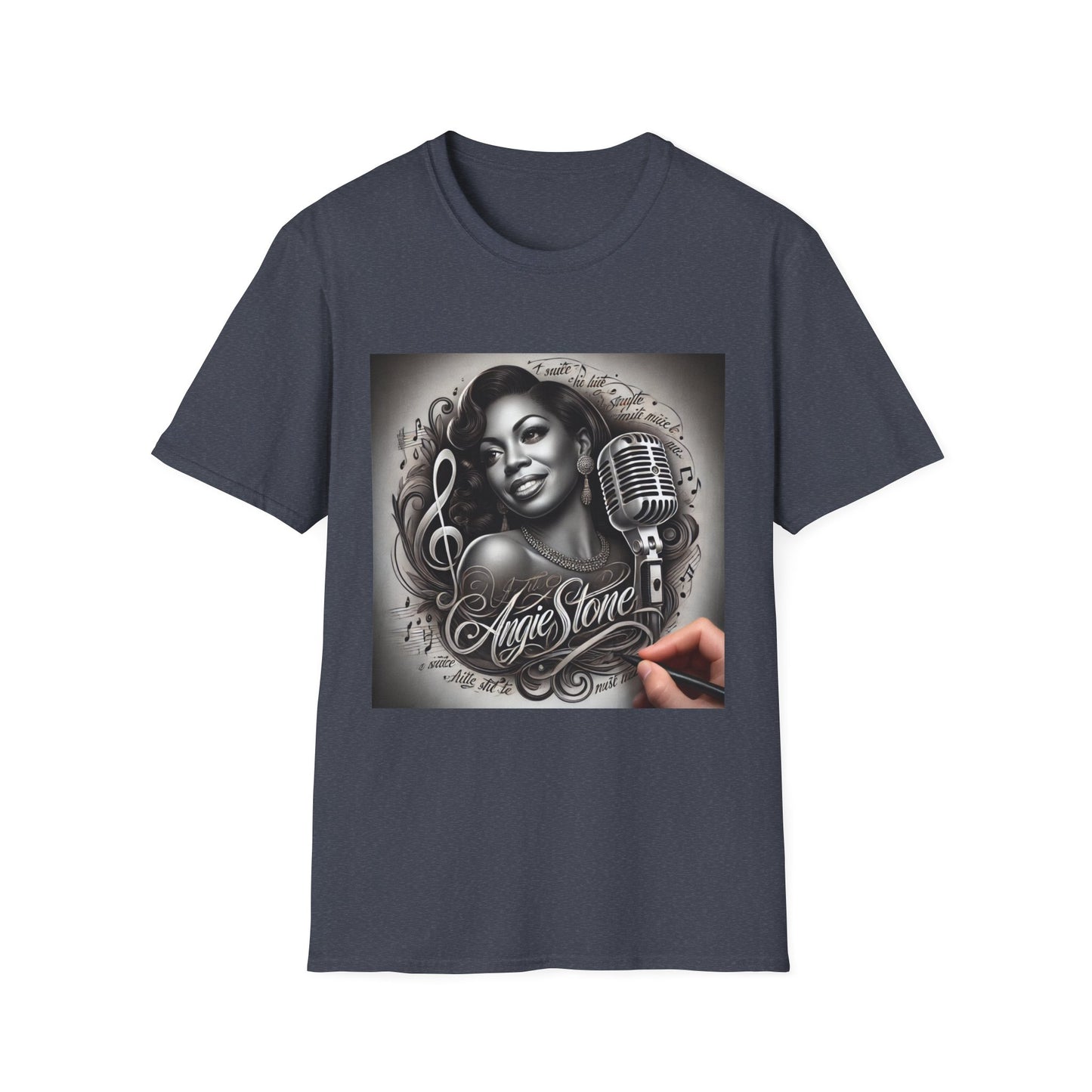 Angie Stone Music Tribute Unisex Softstyle T-Shirt