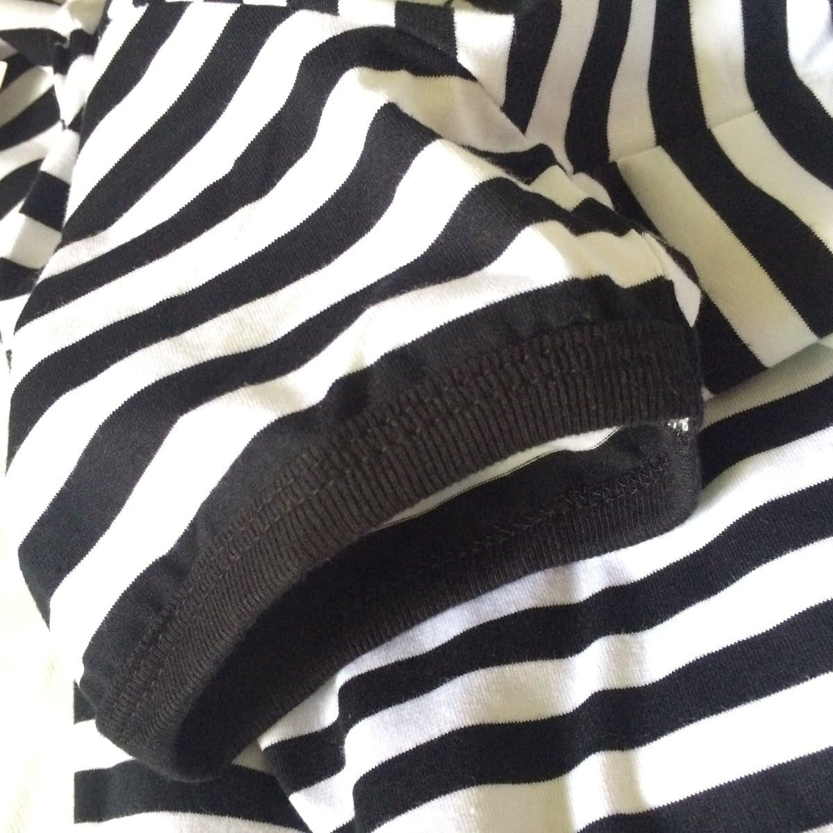 Kid'S Boys Pugsley Addams Shirt Black White Striped Mime T Shirt Halloween Costumes Bank Robber Novelty T-Shirts