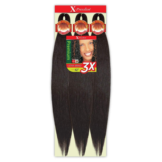 X-Pression Kanekaion 3X Pre Stretched Braid 42" (5-Pack, 2)