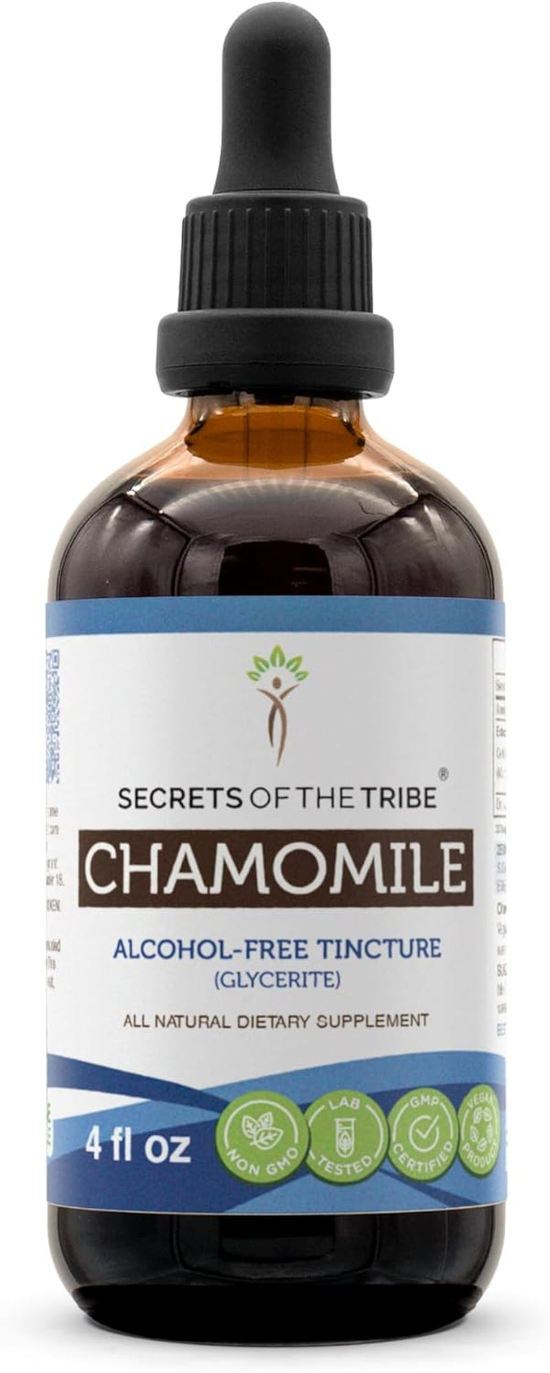 Chamomile Tincture Alcohol-Free Extract, Chamomile Matricaria Recutita Healthy Digestion/Soothing and Calming Properties 4 OZ TLBH