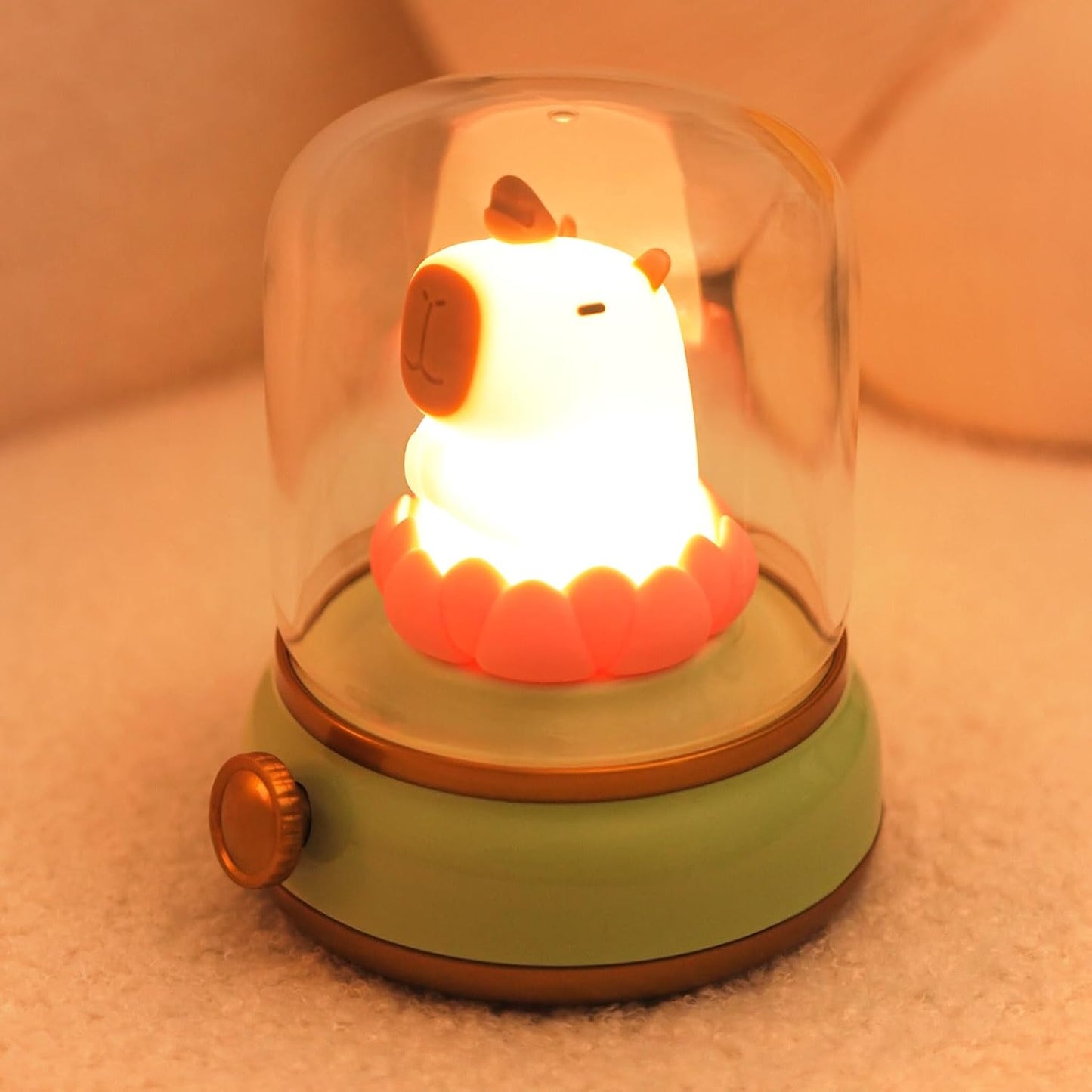 Flameless Candles Lamp, Cute Night Light,Torch Stump Light, LED Tea Lights Candles Rechargeable Night Light,Suitable for Kids Lamp Bedroom,Outdoor,Camp, Gift, Christmas,Halloween