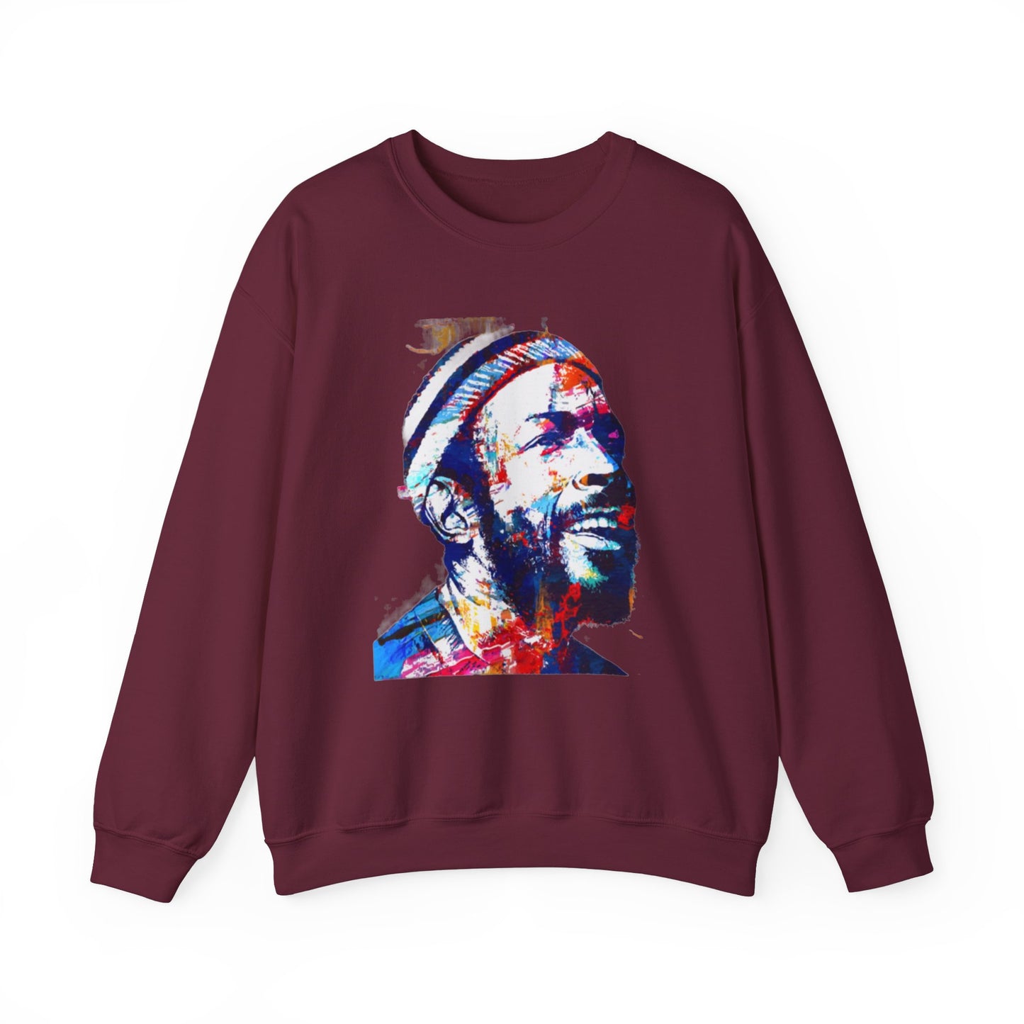 Marvin Gaye Abstract Paintings Unisex Heavy Blend™ Crewneck Sweatshirt