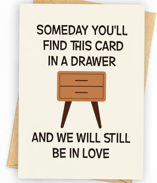 Funny Birthday Card & Gifts for Husband Boyfriend Him, Happy Anniversary Card & Gifts, Valentine Day