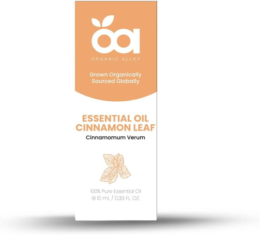 Cinnamon Leaf Essential Oil by  | 100% Pure & Natural Cinnamomum Verum Essential Oil | Perfect for Aromatherapy & Home Fragrance (0.33 Fl Oz, Cinnamon Leaf) TLBH