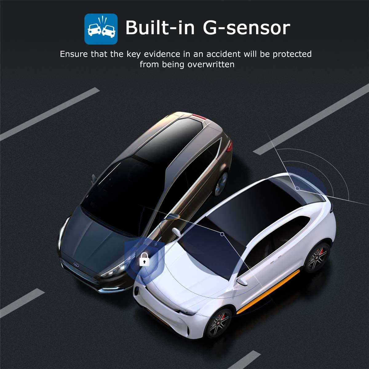 Dash Cam Front and Rear 1080P Full HD Dual Dash Camera in Car Camera Dashboard Camera Dashcam for Cars 170 Wide Angle with 3.0" LCD Display Night Vision and G-Sensor【2023】