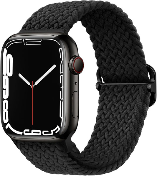 Braided Stretchy Band Compatible with Apple Watch Band 38Mm 40Mm 41Mm 42Mm 44Mm 45Mm 49Mm Women Men, Loop Wristband Compatible with Iwatch Ultra 8 7 6 5 4 3 2 1 SE