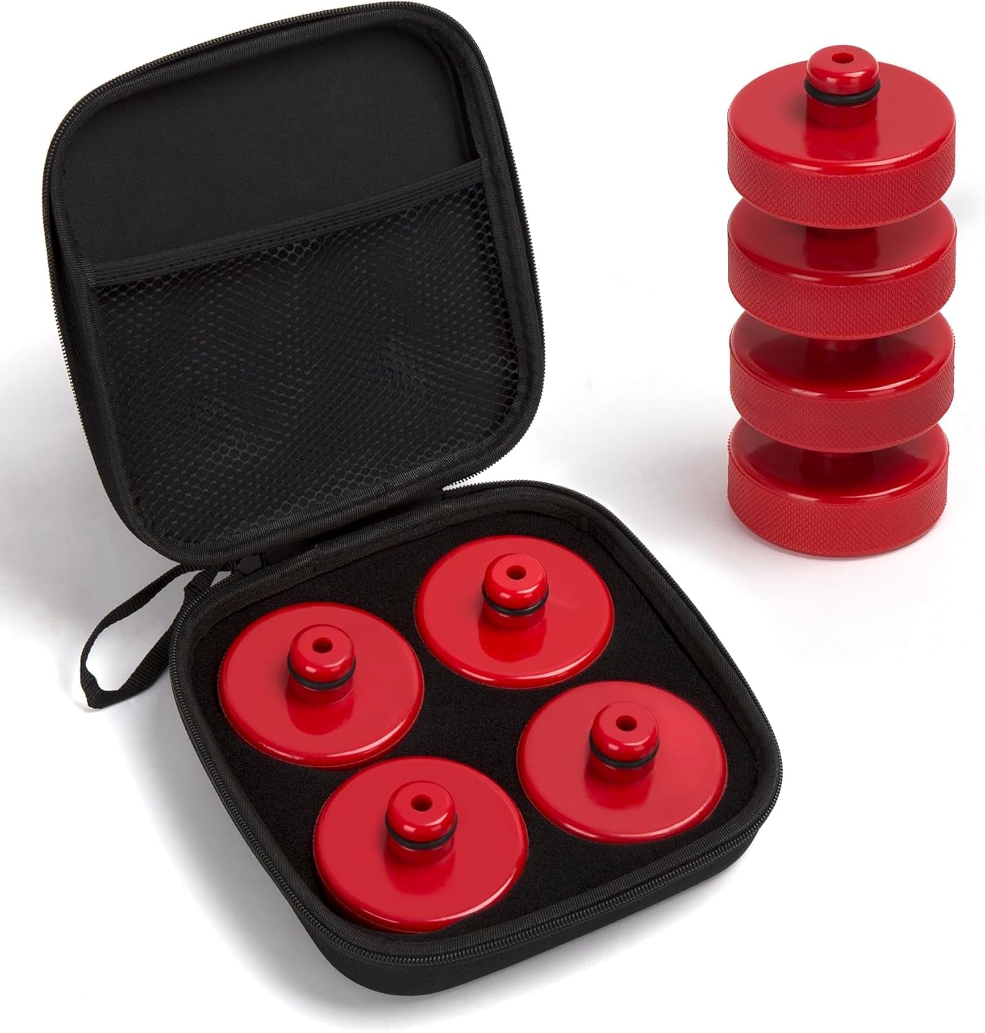 Tesla Jack Pad Lifting Jack Pad for Tesla Model 3/S/X/Y, Upgraded Polyurethane Floor Jack Stands Puck with Storage Case, Jack Lift Pad Car Tire Tools Tesla Accessories for Tesla Vehicles 2013 to 2024