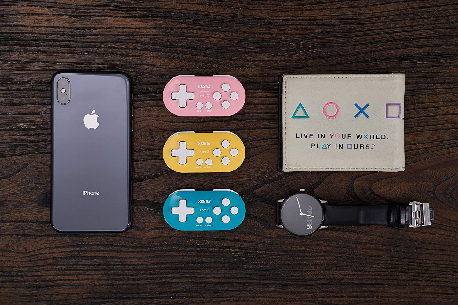8Bitdo Zero 2 Bluetooth Key Chain Sized Mini Controller for Nintendo Switch, Windows, Android and Macos (Pink Edition)