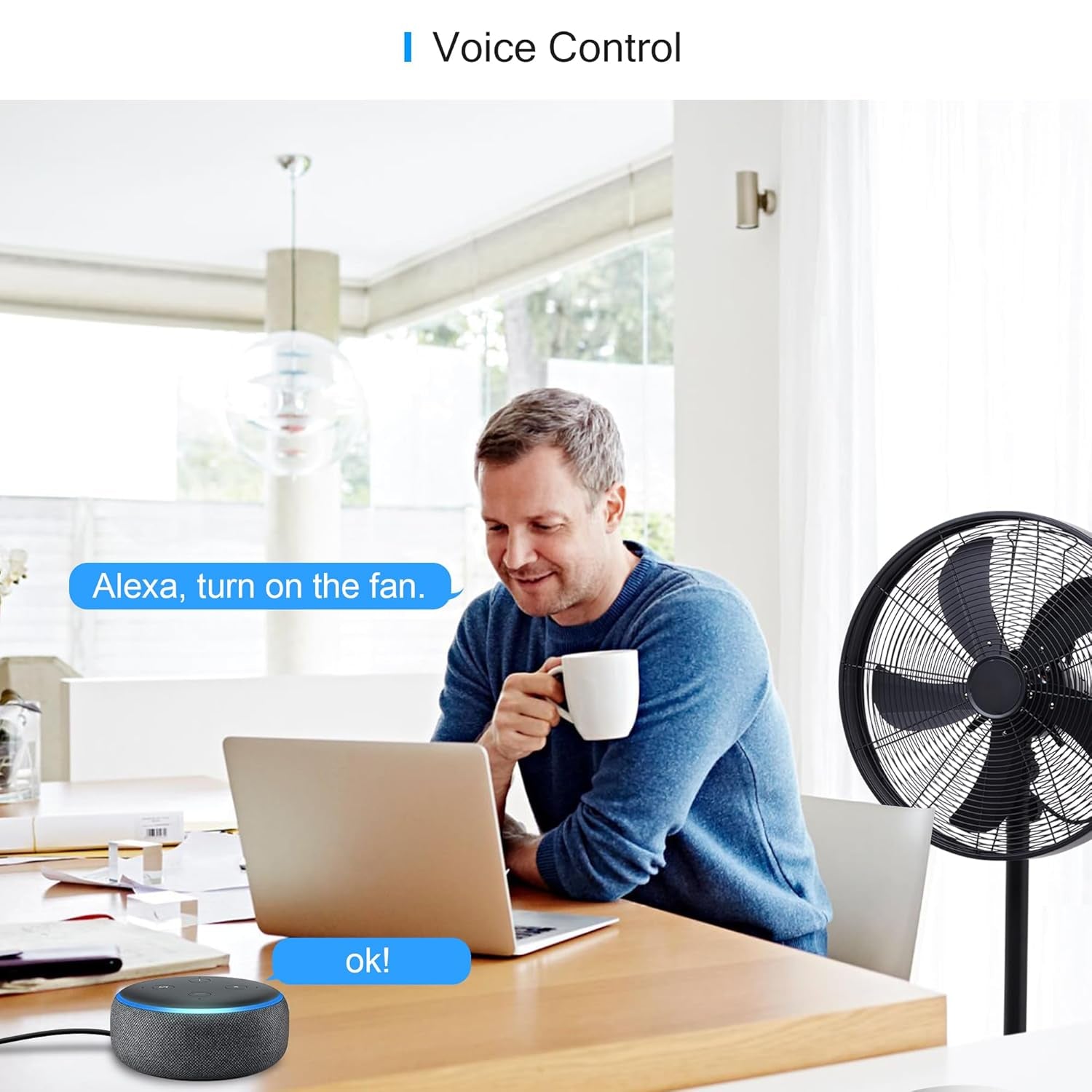 Smart Plug, Smart Plugs That Work with Alexa and Google Home, Compatible with Smartthings, Smart Outlet with Wifi Remote Control and Timer Function, 2.4Ghz Wi-Fi Only, 4 Packs