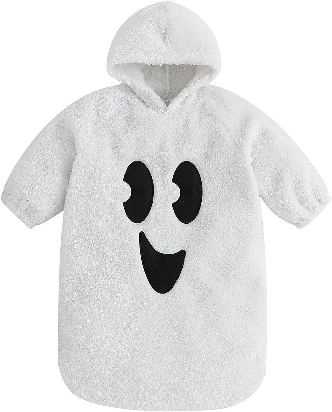 Baby Girl Boy Halloween Costumes Ghost Long Sleeve Hoodie Romper Jumpsuit Cute Baby Halloween Outfit