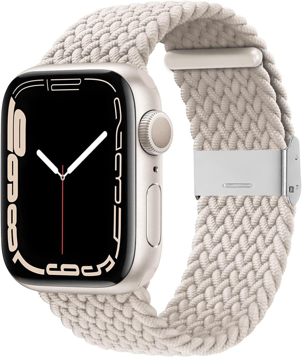 Compatible with Apple Watch Bands 44Mm 40Mm 38Mm 42Mm 41Mm 45Mm 46Mm 49Mm, Iwatch Bands Women Men,Adjustable Braided Solo Loop Elastic Sport Band for Iwatch Ultra SE Series 10/9/8/7/6/5/4