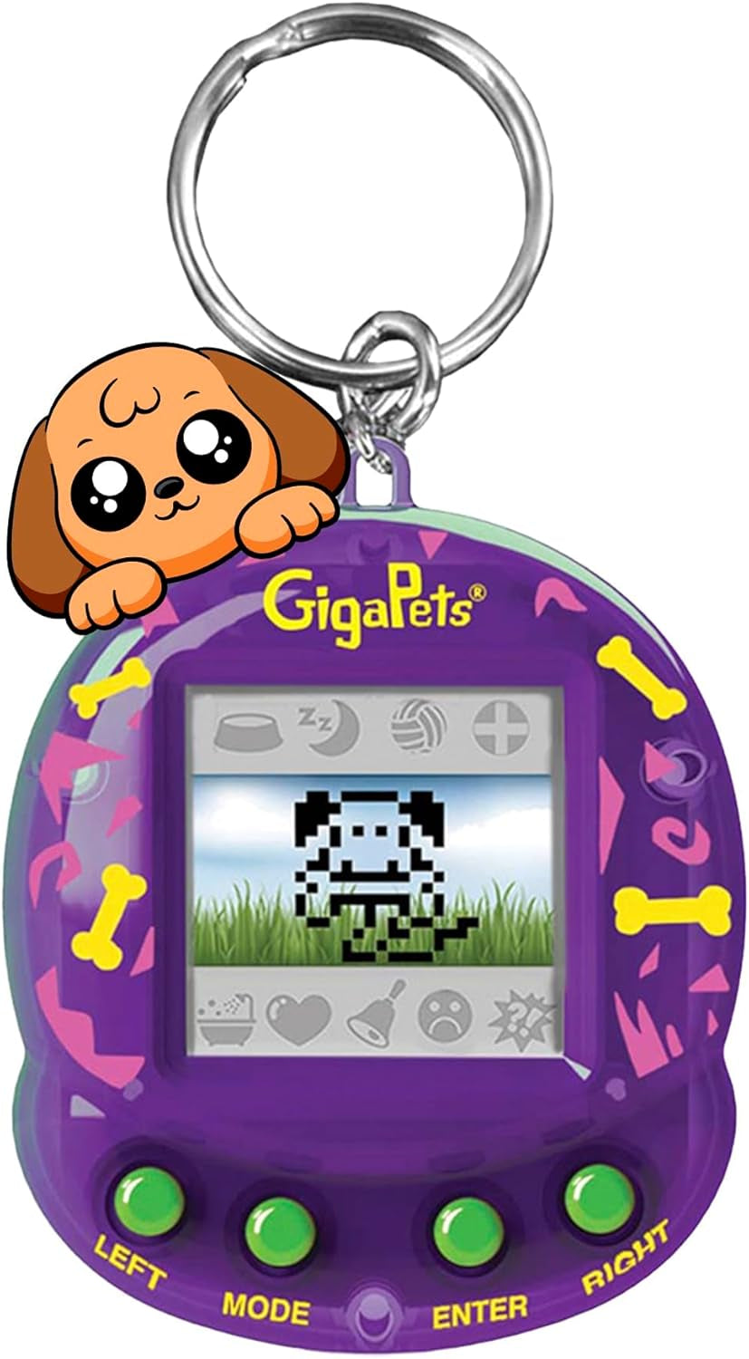 Giga Pets AR Puppy Virtual Animal Pet Toy 2Nd Edition, Purple BanUK