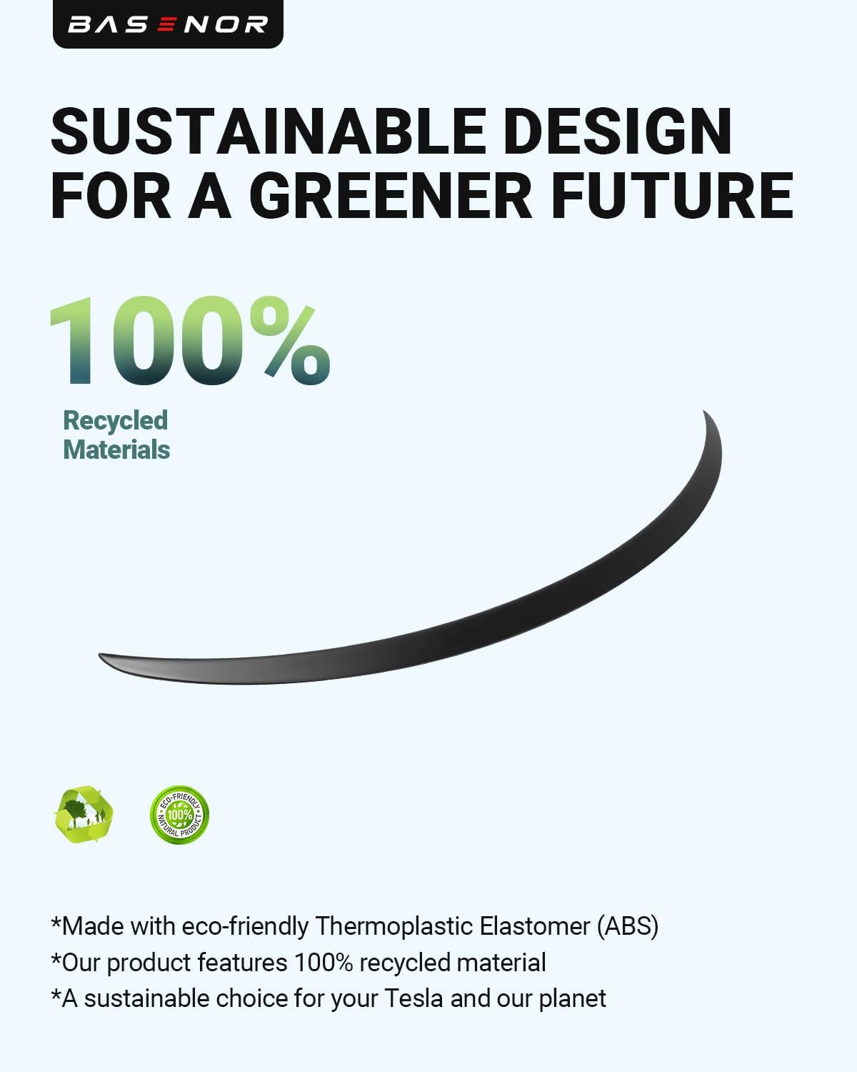 Spoiler for Tesla Model Y Rear Spoiler Wing ABS Material OEM Rear Trunk Lip Model Y Accessories Matte Black Custom Fit 2020-2025