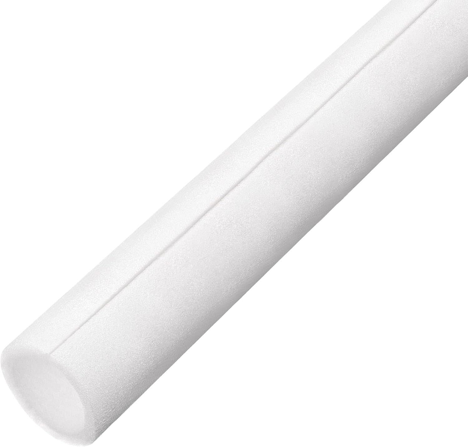 Foam Tube Pipe Insulation Freeze Protection Cover 3.28 Ft Length 2.36In ID 3.14In OD Pipe Insulation Kits White 1 Pack