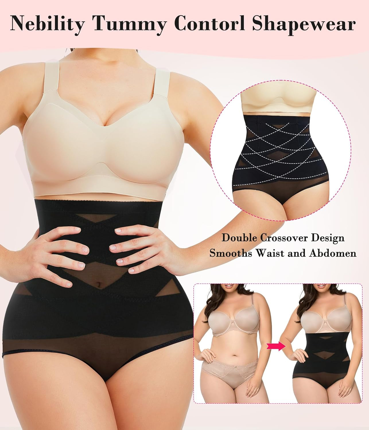 Womens' Tummy Control High Waist Trainer Body Shaper