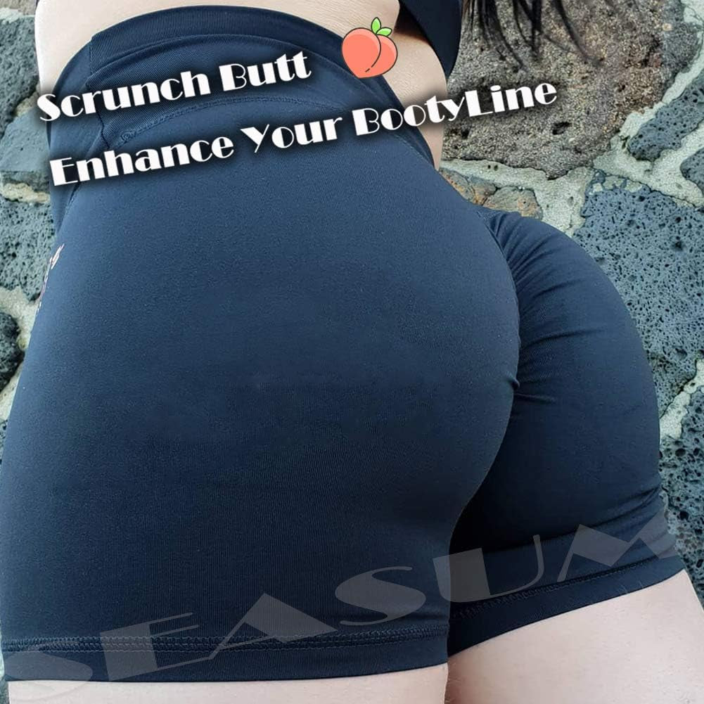 Women Scrunch Booty Sexy Shorts High Waist Gym Workout Butt Lifting Yoga Short Hot Costume Outfit