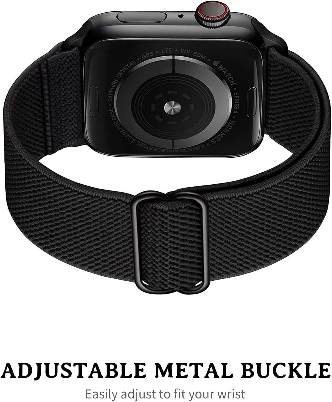 Stretchy Nylon Solo Loop Compatible with Apple Watch Bands 38Mm 40Mm,Adjustable Braided Sport Elastic Watch Strap for Iwatch Series 6/SE/5/4/3/2/1