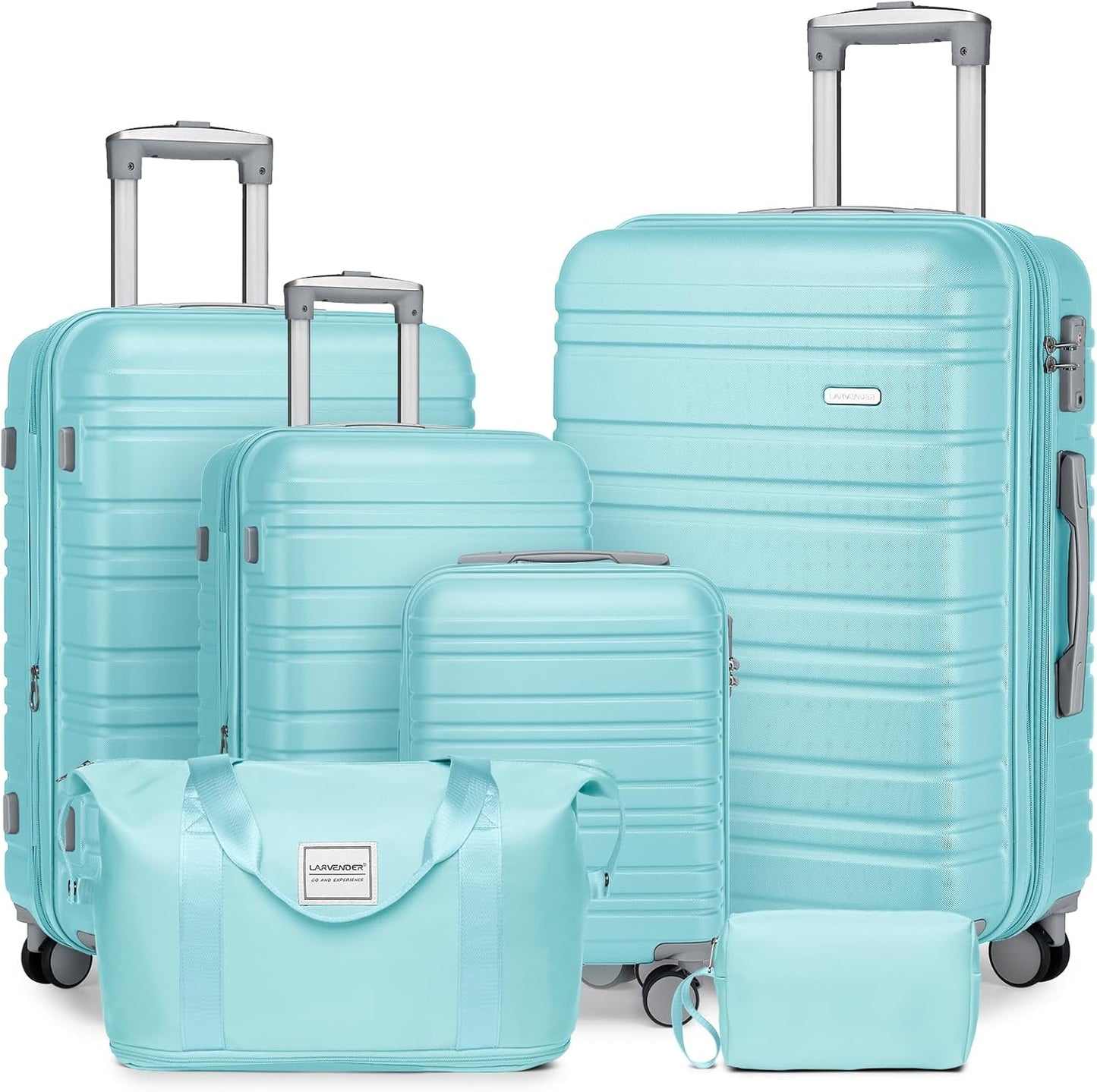 Luggage Sets 3 Piece, Hardside 20 in Carry on Luggage Airline Approved PC+ABS Suitcase Set with Spinner Wheels TSA Lock, Lightweight Rolling Suitcase for Men and Women, Leopard