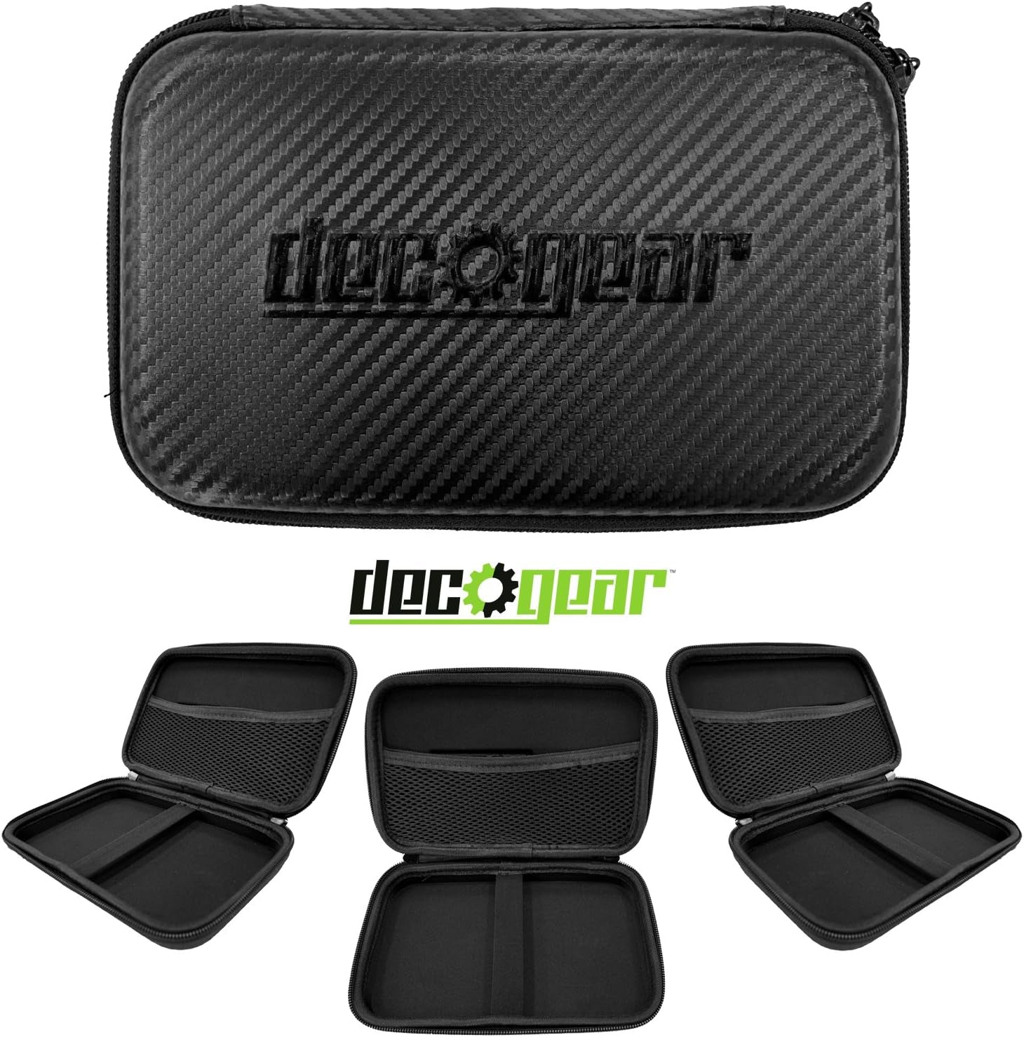 010-N2038-02 Drivesmart 65T GPS Navigator (Renewed) | Official USA Partner Model | Bundle with Dual DC12V/24V Electronic Car Socket, Universal Weighted & Deco Gear Hard EVA Case with Zipper TRUCK DRIVER