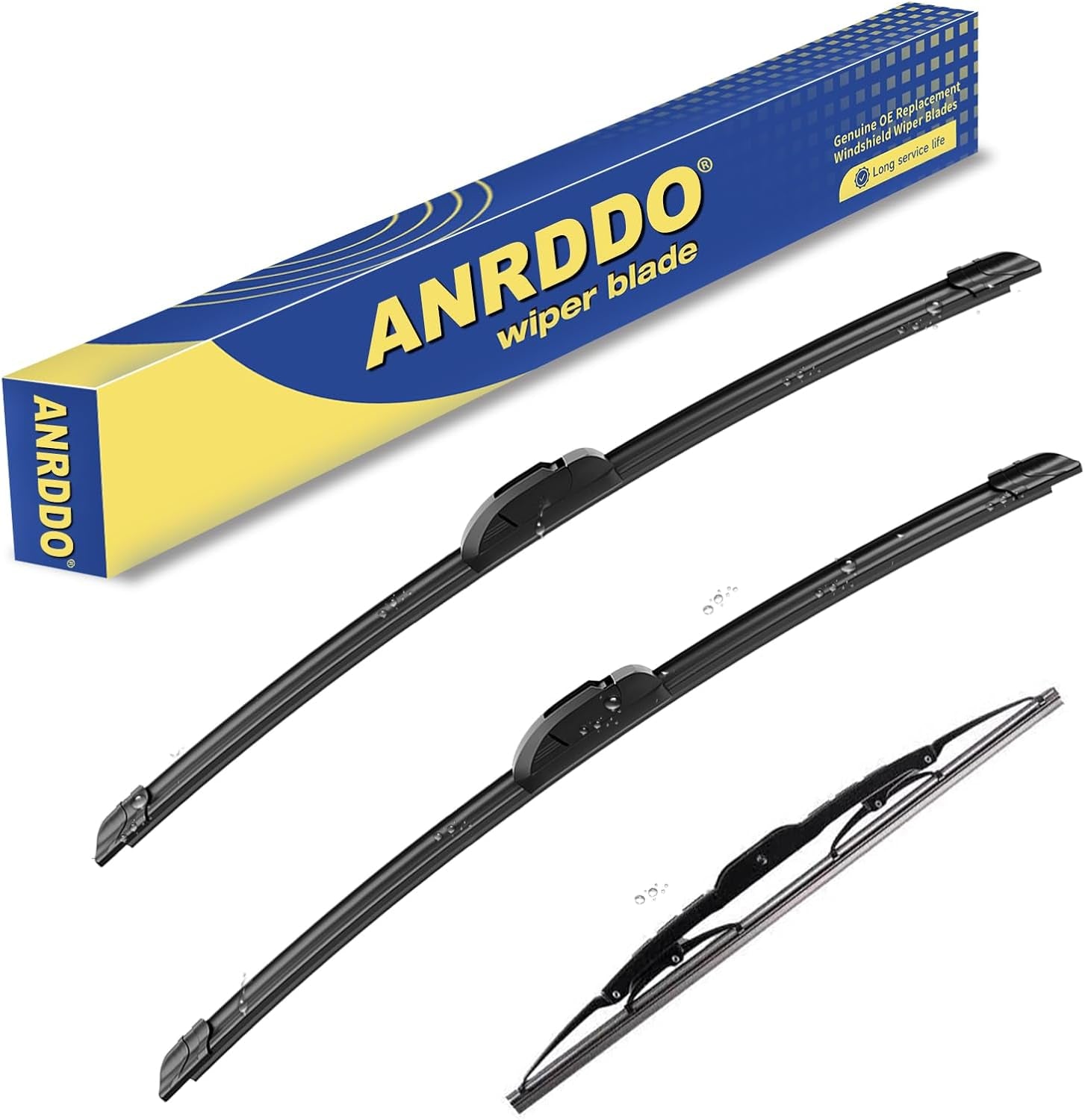 3 Wipers Factory Replacement for Toyota Rav4 2013-2018 Original Equipment Windshield Wiper Blades Set 26"+16"+10" (Set of 3)