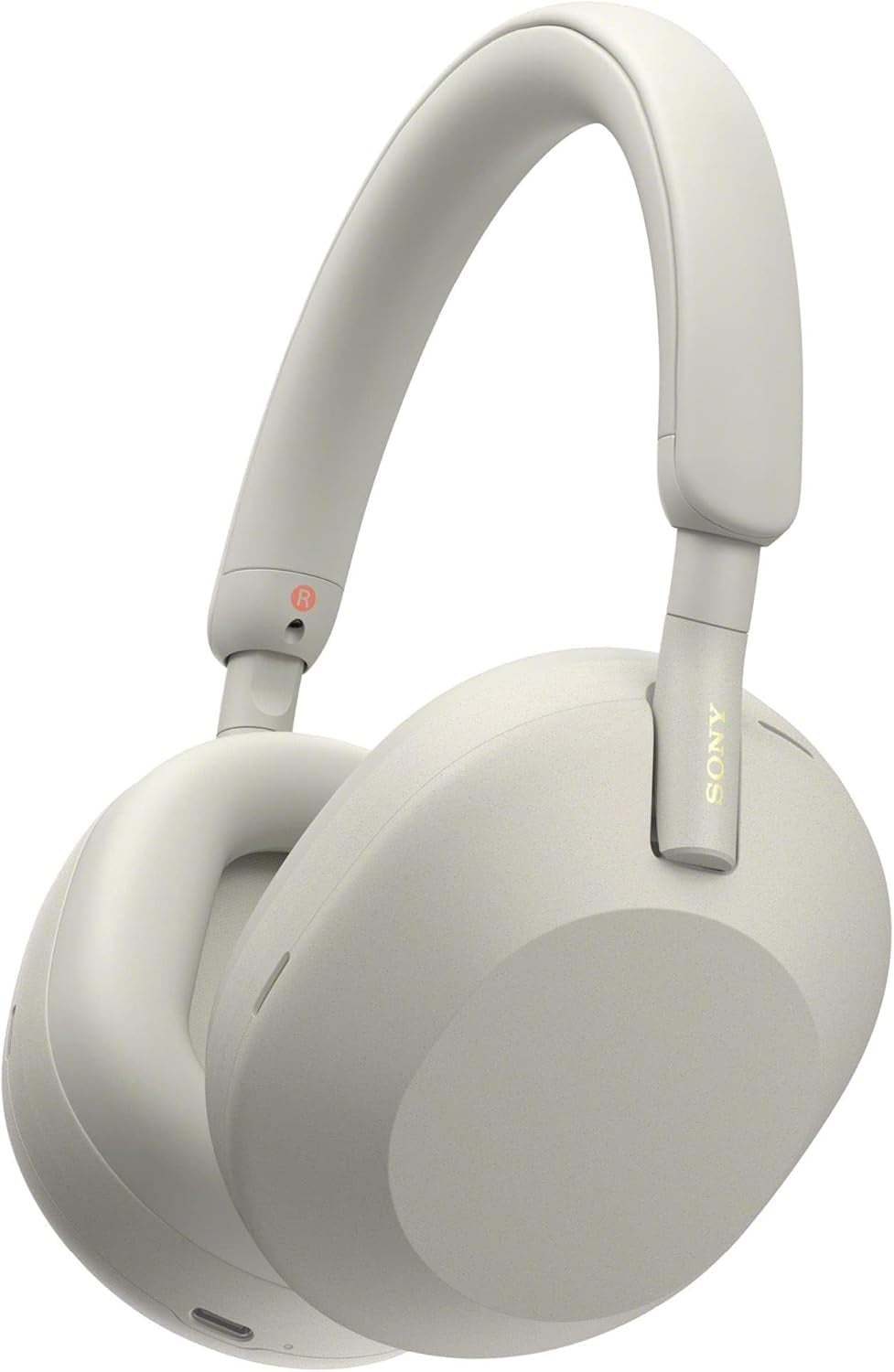 WH-1000XM5 the Best Wireless Noise Canceling Headphones, Made of Soft Fit Synthetic Leather, Integrated Processor V1, with 4 Beamforming Microphones, up to 30-Hour Battery Life, Silver