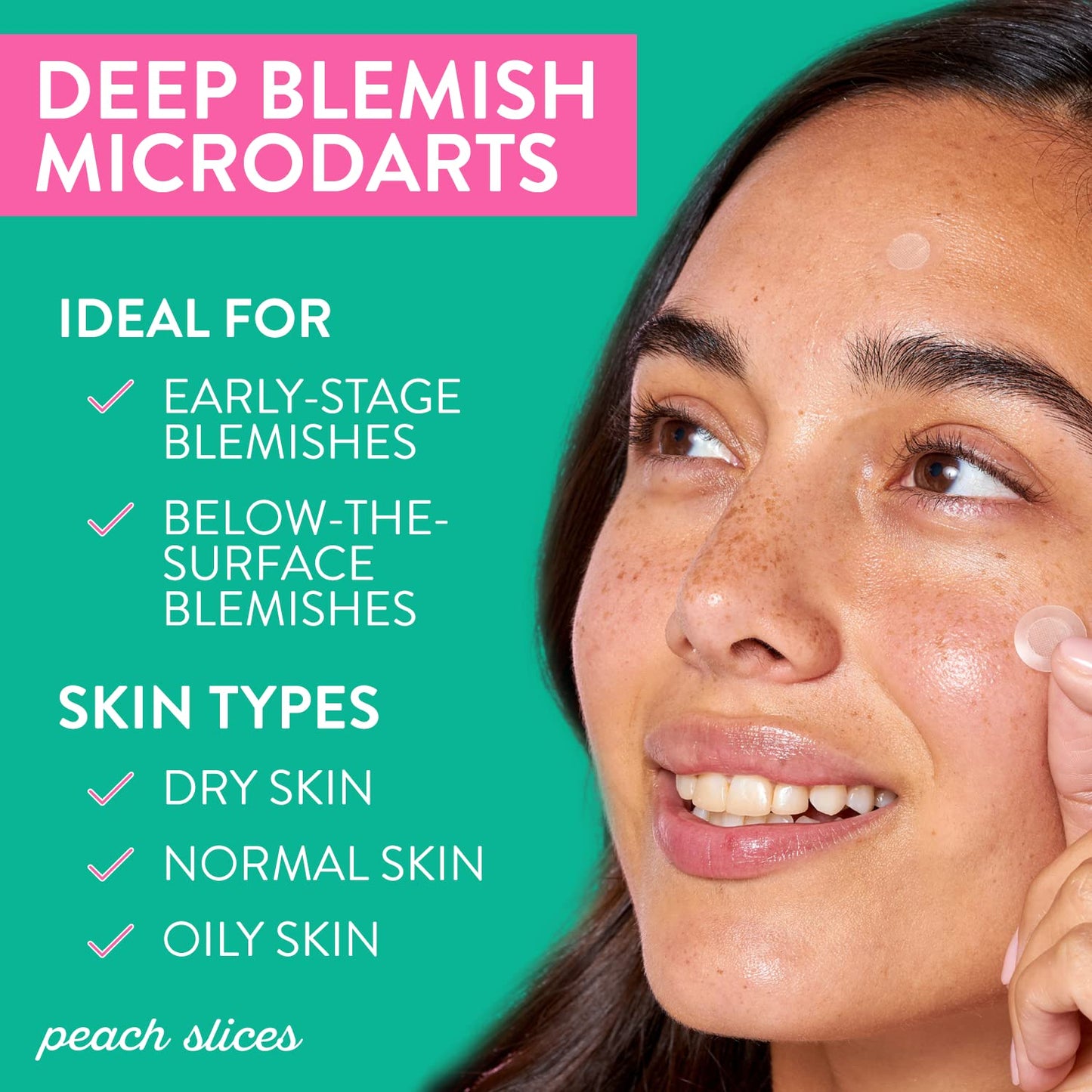 | Deep Blemish Microdarts | Acne Patch | Early Stage & Deep Pimples | Fast-Acting | Salicylic Acid | Tea Tree Oil | Niacinamide | Cica | Hyaluronic Acid | Spot Treatment | 9 Patches
