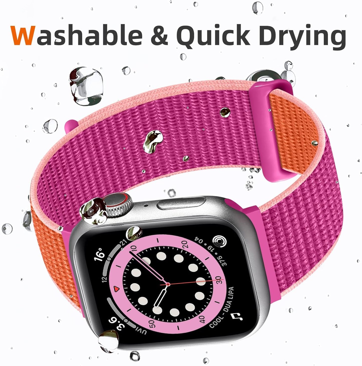 Nylon Sport Loop Compatible with Apple Watch Band 40Mm 38Mm 41Mm 42Mm 44Mm 45Mm 49Mm, Soft Breathable Braided Straps Wristbands for Iwatch Bands for Women Men Series 9 8 7 6 5 4 3 2 1 SE Ultra
