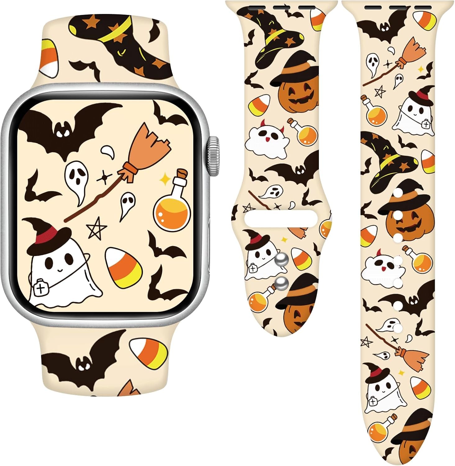 Holidays Watch Band Compatible with Apple Watch Series 10 9 8 7 6 5 4 3 Ultra SE for Women Men, Strap Replacement for Iwatch 38Mm 40Mm 41Mm 42Mm 44Mm 45Mm 46Mm 49Mm