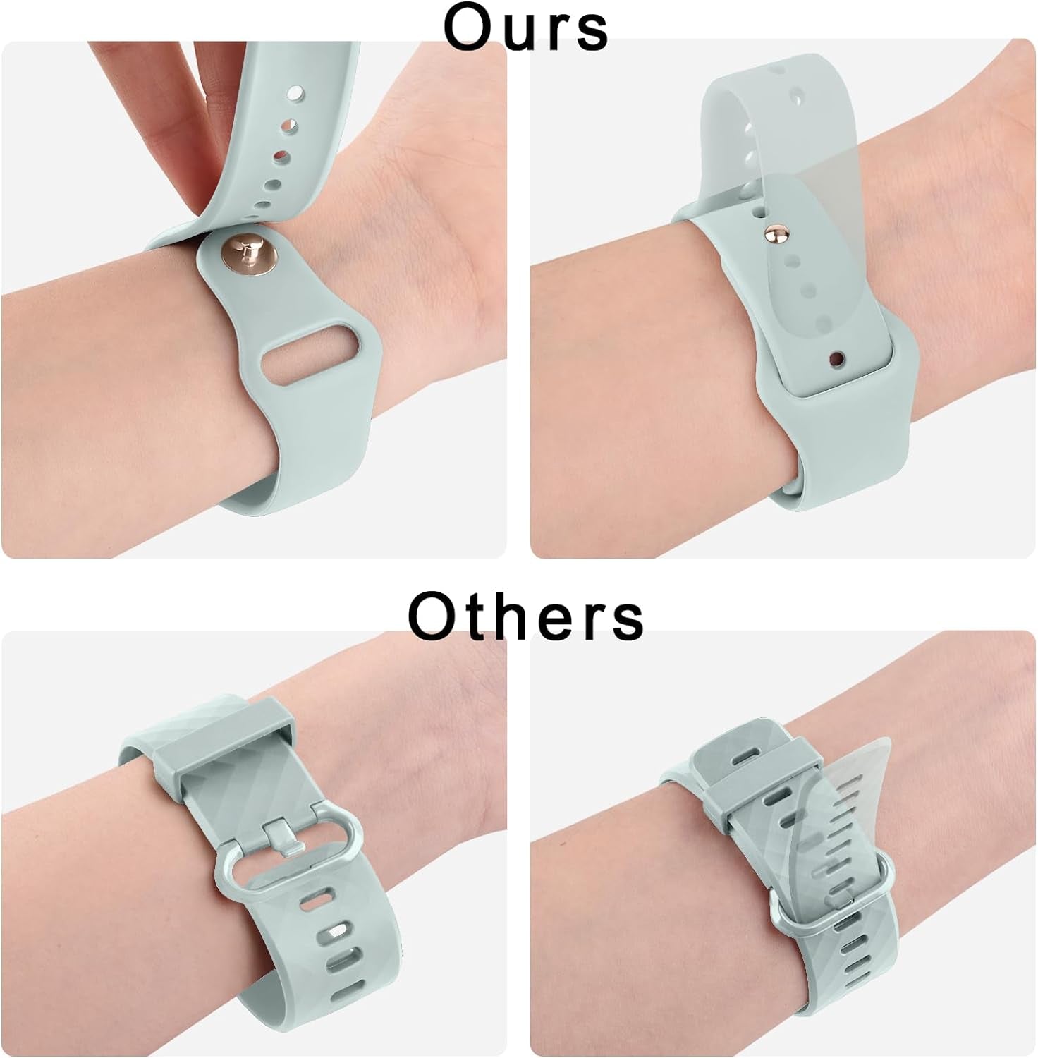 Bands Compatible with Samsung Galaxy Watch Active 2 Band 40Mm 44Mm, Galaxy Watch Active Bands, 20Mm Soft Silicone Sport Replacement Strap for Galaxy Watch Active 2 Band Women Men