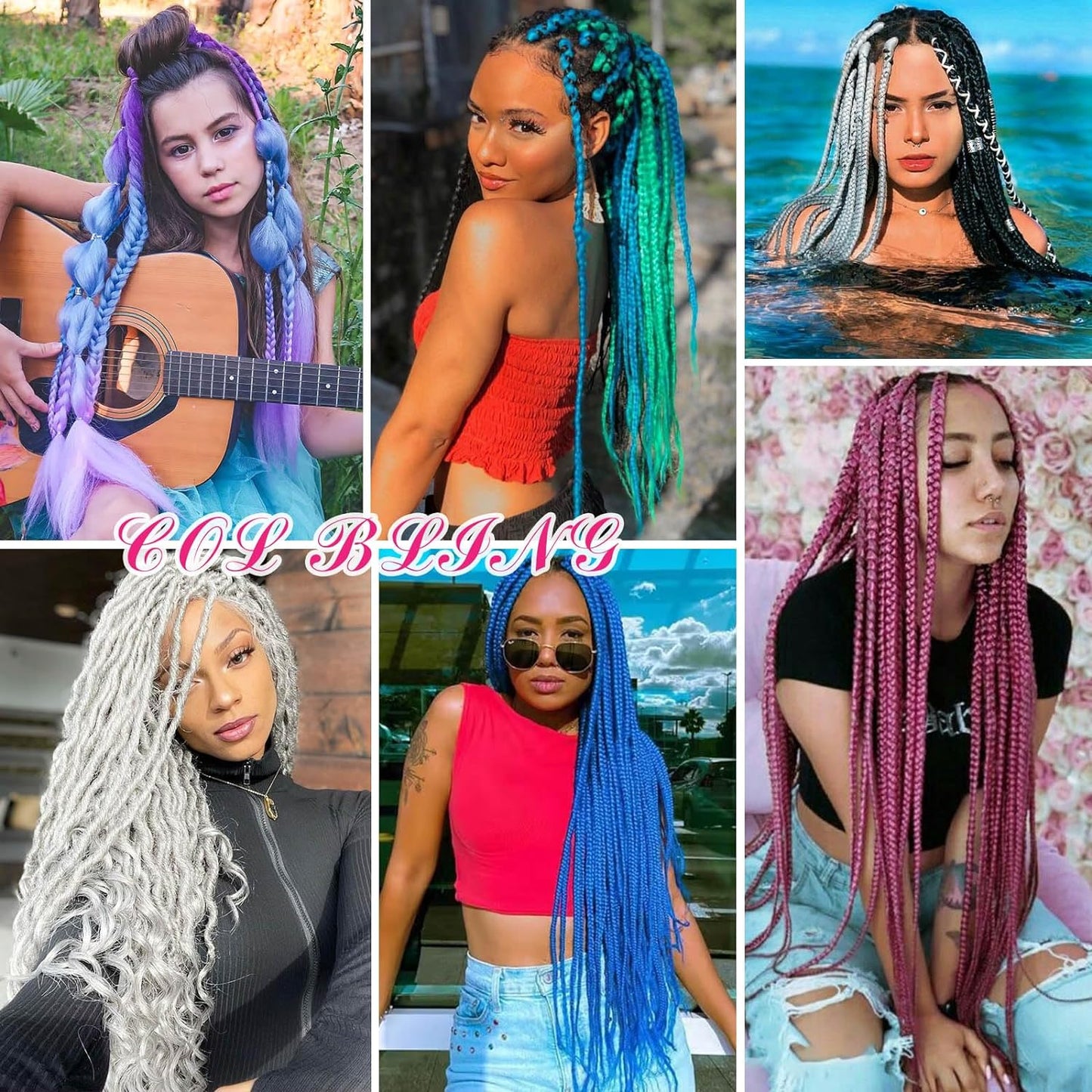 Braiding Hair Pre Stretched 28 Inch Long Braid Hair Extensions for Women Box Braids Hair Pre-Stretched Yaki Texture Professional Synthetic Softness Knotless Easy to Manage 1B/27/613