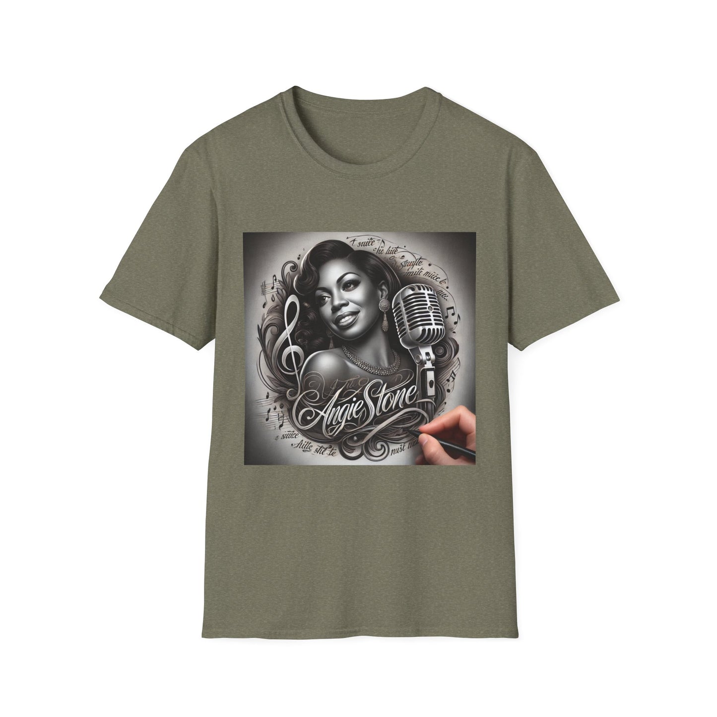 Angie Stone Music Tribute Unisex Softstyle T-Shirt