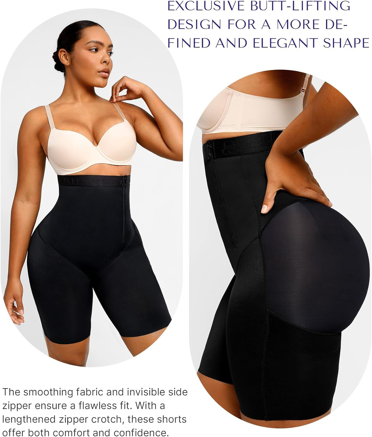 Shapewear for Women Tummy Control High Waisted Body Shaper Shorts Butt Lifting Shapewear Higher Power Panties
