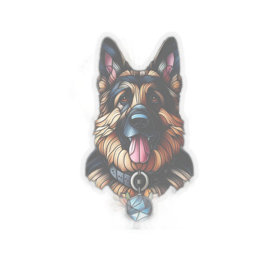 GERMAN SHEPARD Adorable Dog Sticker - Ideal for Pet Lovers, Laptop Decor, Journal Accents, Gift for Dog Owners, Cute Animal Art
