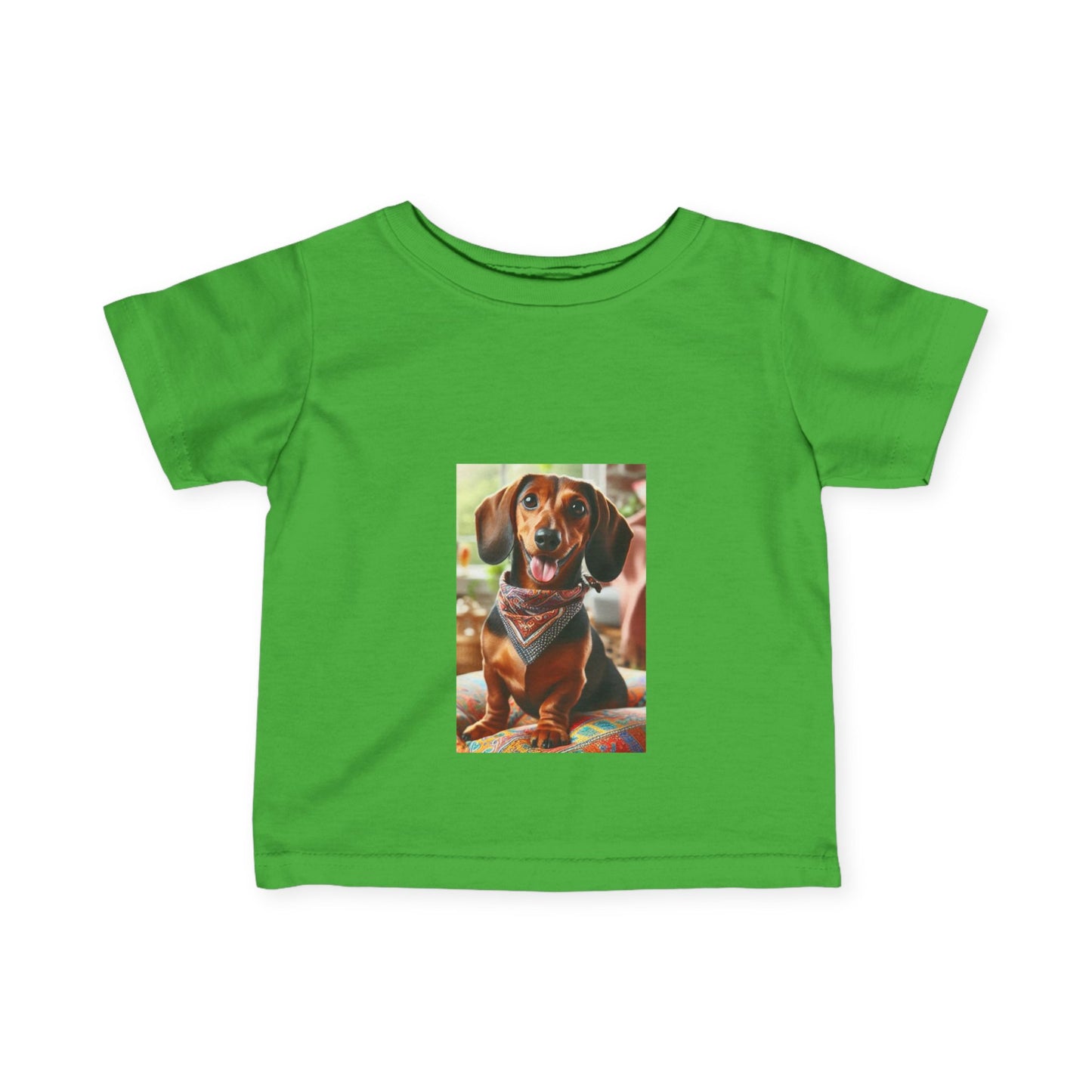 Dachshund design Infant Fine Jersey Tee