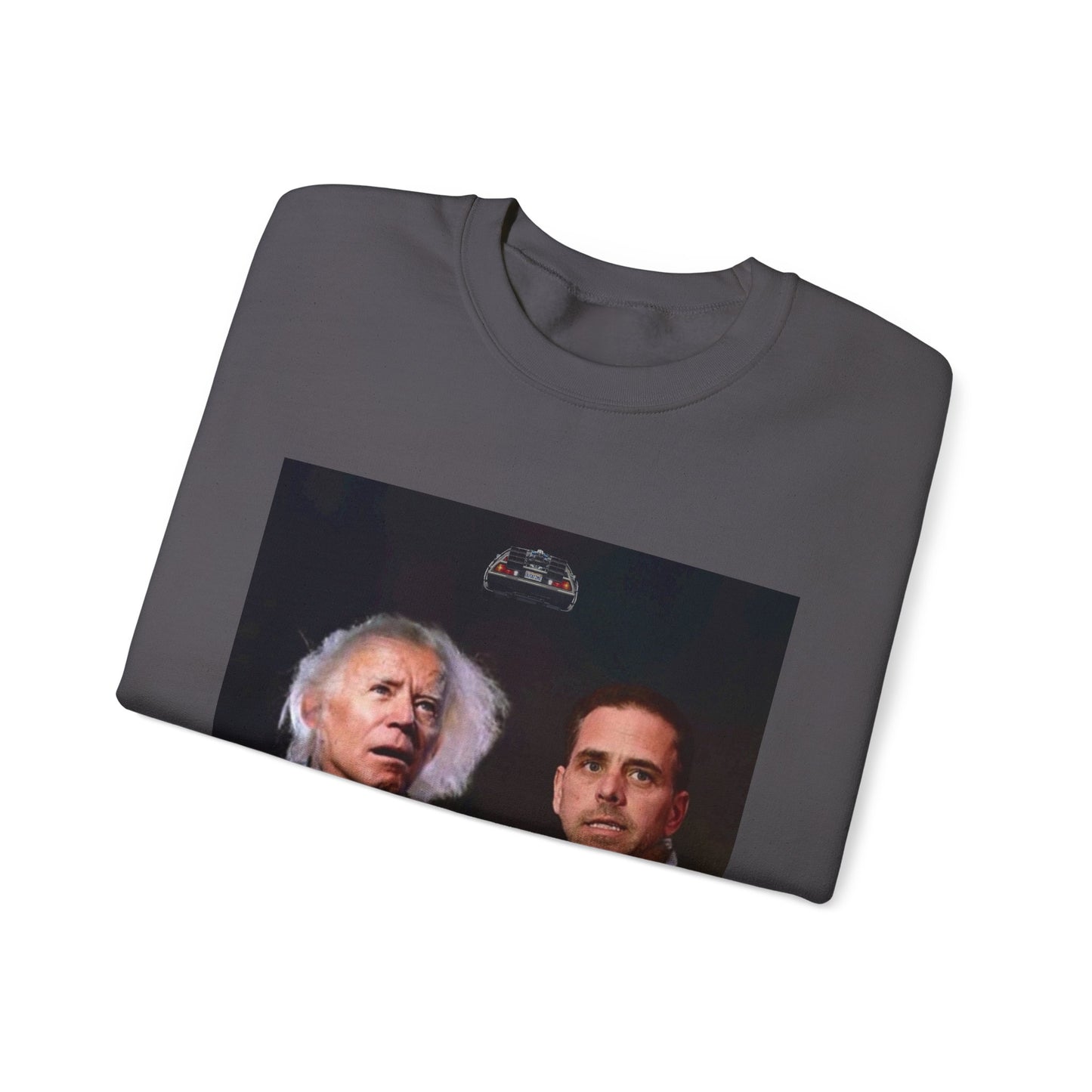 Hunter Biden Convicted Felon Pardon Back to the basement Unisex Heavy Blend™ Crewneck Sweatshirt