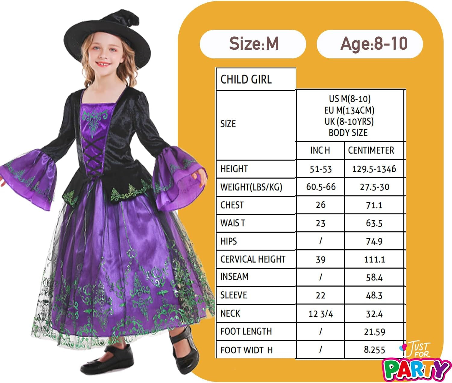 Kids Witch Costume for Girls Halloween Costumes,Halloween Costumes Witch Costume for Girls