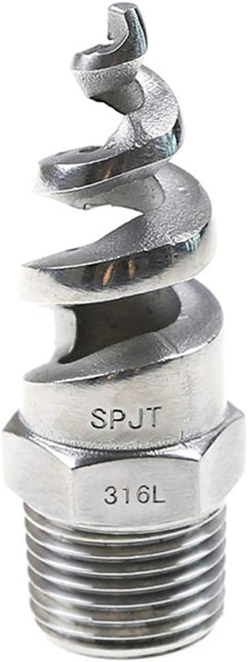 1/2" Male Spiral Cone Atomization Nozzle Stainless Steel(316) Dust Remove Atomized Sprayer for Gas Cooling, Washing, Fire Proof (Pack of 3)