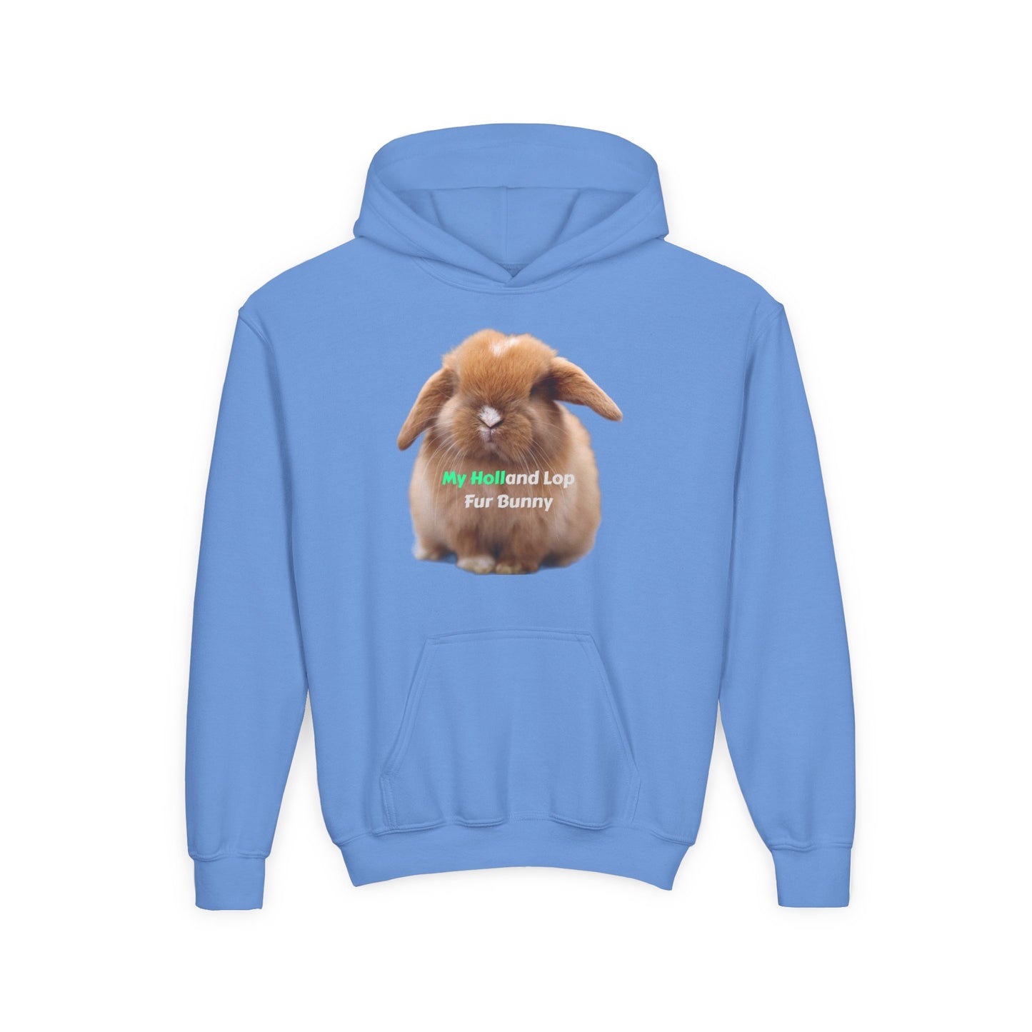 Holland Lop Youth Heavy Blend Hooded Sweatshirt