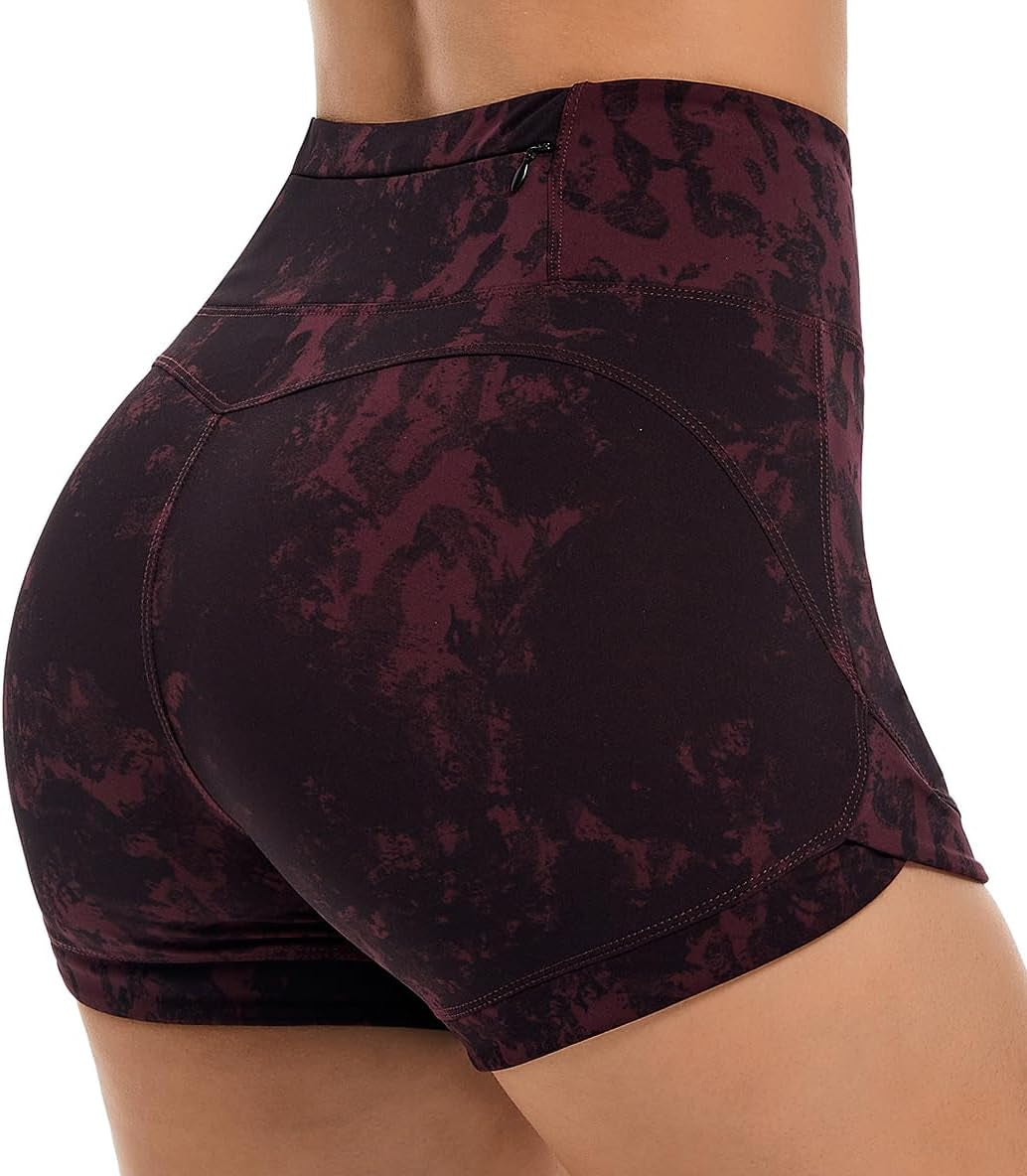 High Waisted Biker Shorts for Women'S with Tummy Control - Women'S Athletic Shorts for Workout Yoga Running,And Gym