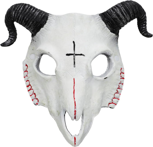 Mask Halloween Fox Mask Cosplay Costume Half Face Animal Furry Party Christmas Eye Cat Masks Easter Half-Face Masks