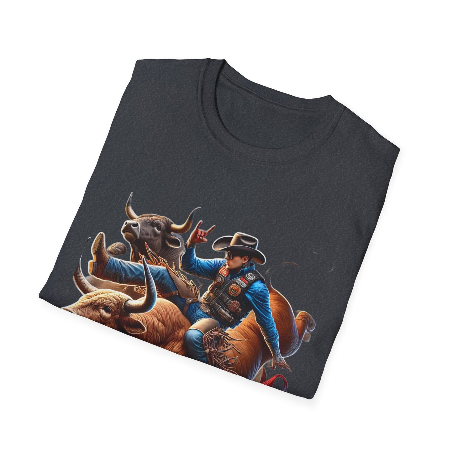 PBR Bull Riding Professional Bull Riders Unisex Softstyle T-Shirt
