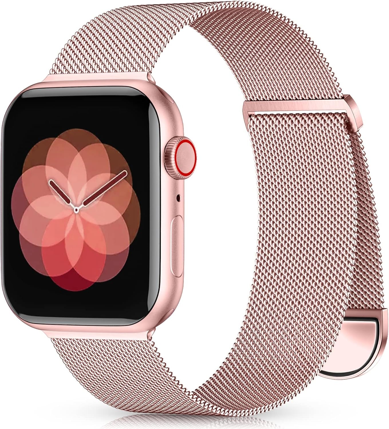 Metal Band Compatible with Apple Watch Band 40Mm 38Mm 41Mm 45Mm 44Mm 42Mm 49Mm for Women Men, Stainless Steel Milanese Mesh Loop Magnetic Wristbands for Iwatch Series 9 8 7 6 5 4 3 2 1 SE Ultra